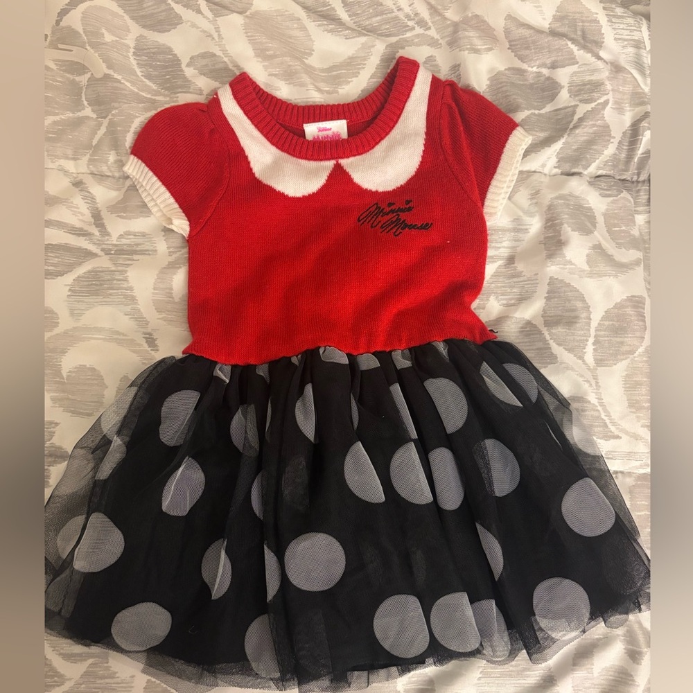 Disney Red and Black Minnie Mouse Dress